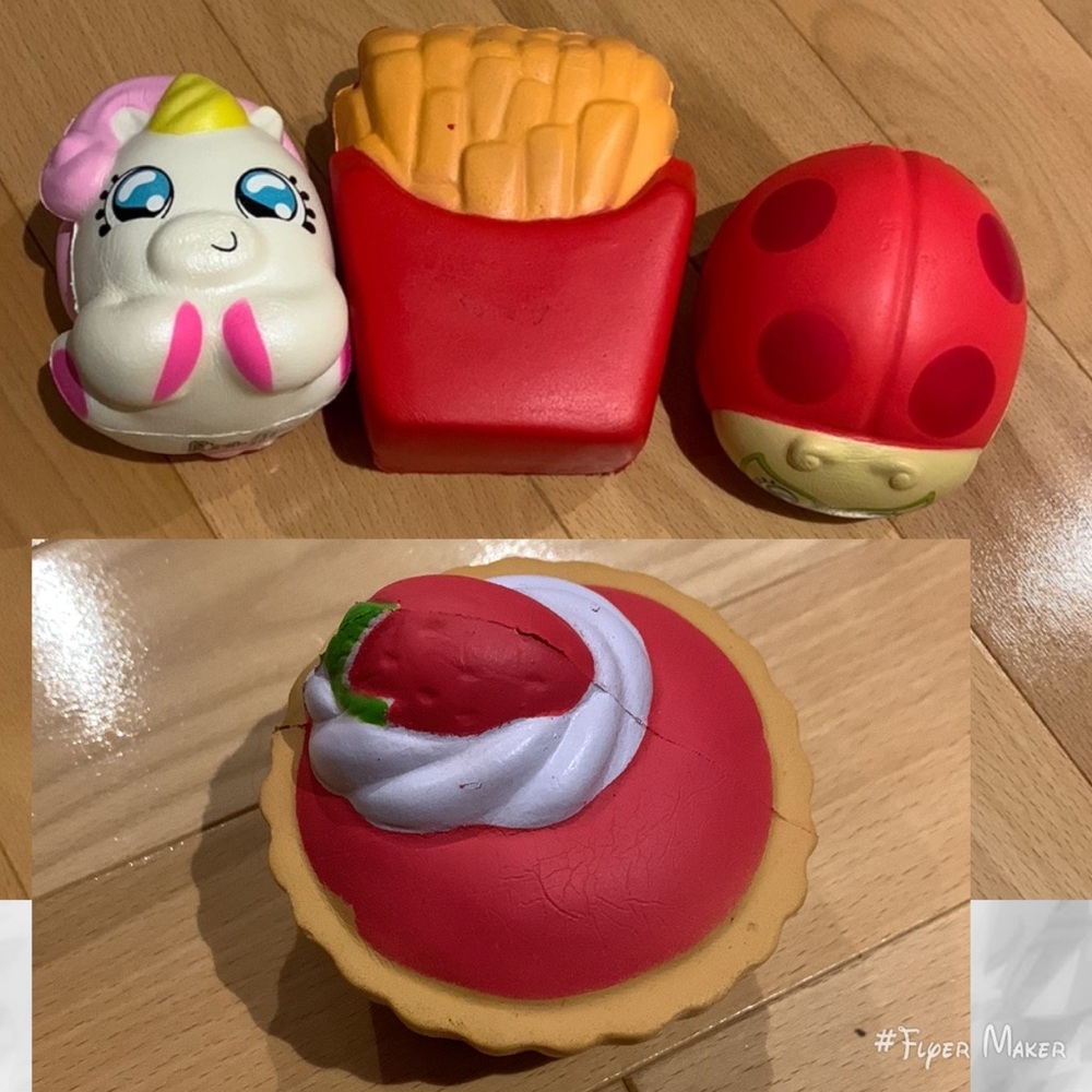 Squish Dee Lish Squishies - 4 Squishies total